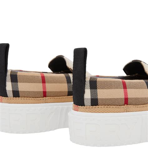 burberry kids house check slip-on sneakers|Children’s Designer Shoes .